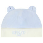 طقم هدايا للأولاد بالشعار باللون الأزرق, 1, hi-res